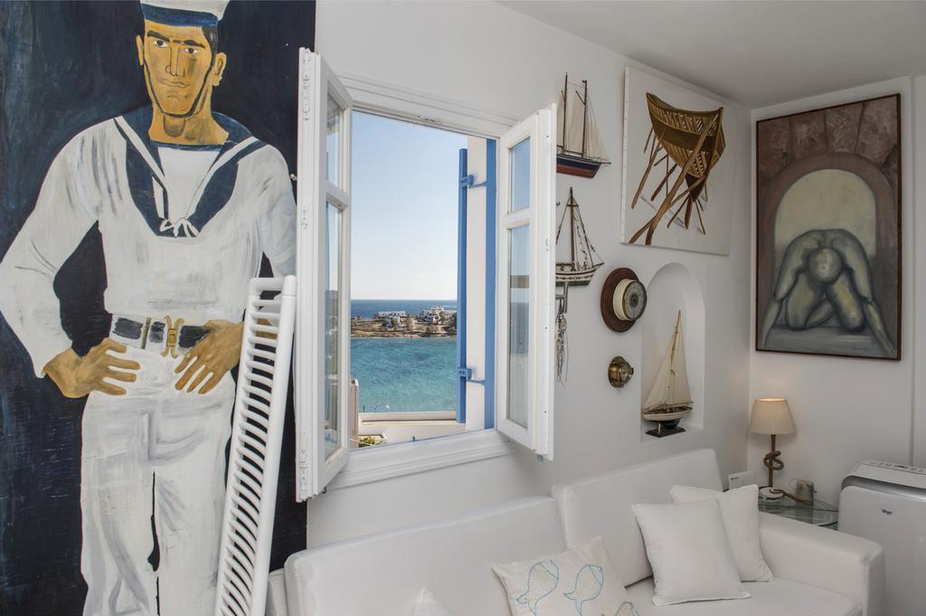 Aiolos Home With Private Veranda And Amazing Sea Views, Paros Писо-Ливади Экстерьер фото