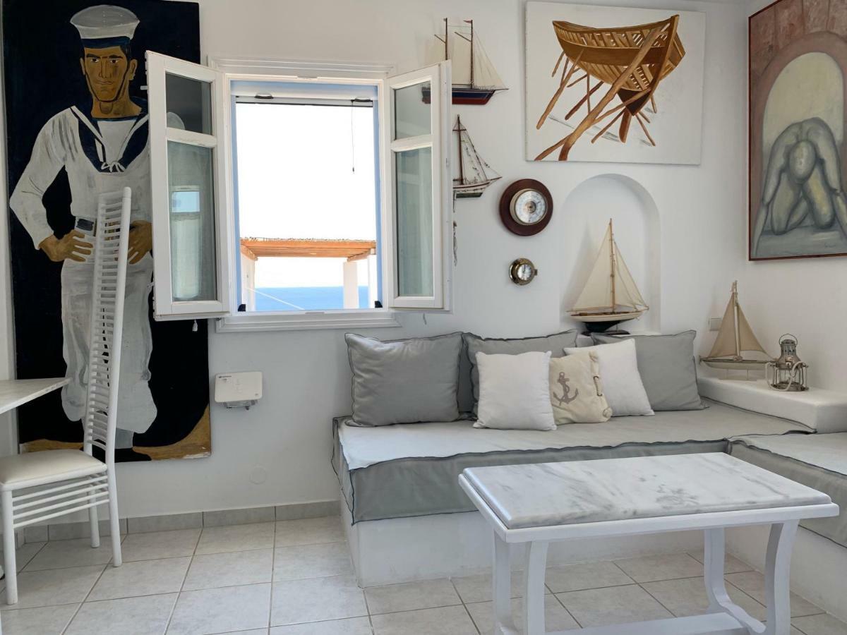Aiolos Home With Private Veranda And Amazing Sea Views, Paros Писо-Ливади Экстерьер фото