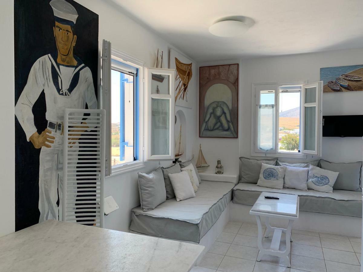 Aiolos Home With Private Veranda And Amazing Sea Views, Paros Писо-Ливади Экстерьер фото