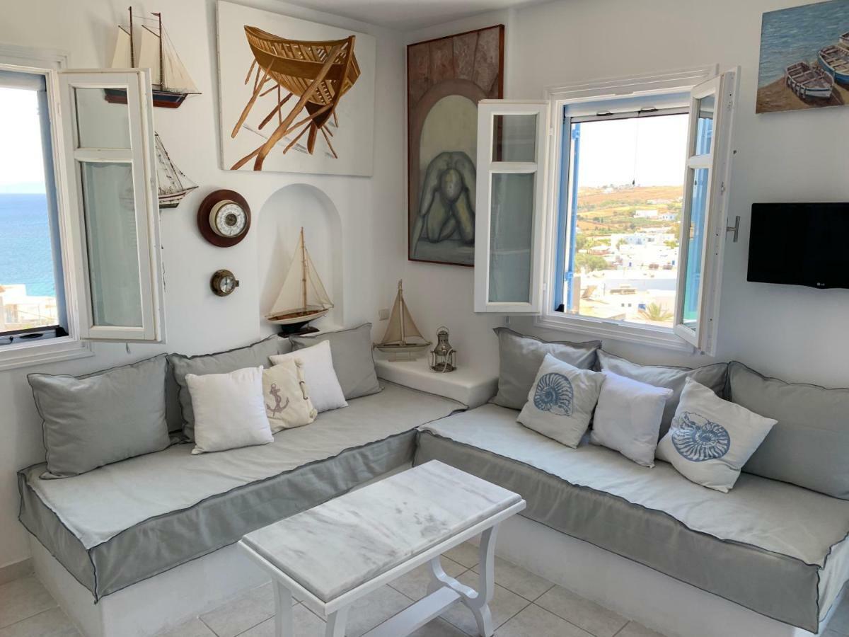 Aiolos Home With Private Veranda And Amazing Sea Views, Paros Писо-Ливади Экстерьер фото